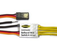 Interruptor Carson Reflex 6/14Ch 4 (15Prog.) para control remoto Reflex Stick...