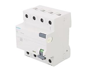 Interruptor CD 5SV3644-6 lNenn: 40A IDiff: 300mA Polo: 3+N 230/400VAC DIN SIE...