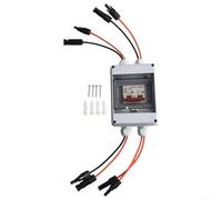 Interruptor clasificado al aire libre 125A DC500V 2P del aislador del picovoltio con la protección termal y del cortocircuito para confiable para la gestión de la energía solar