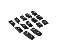 Interruptor Climatizador para bmw para f12 F13 Negro Interruptor | Ajuste para preciso para f10 F01 para f12, protege contra para polvo y arañazos, elegante negro, para fácil instalación sin