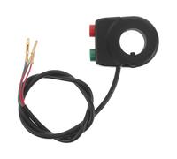 Interruptor Combinado 7/8 Pulgadas para Faro y Bocina de Motocicleta | Conectores Estandarizados, Aleación y Plástico, para Patinetes Eléctricos y Motos, Negro