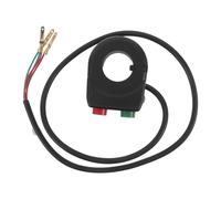Interruptor Combinado de 7/8 Pulgadas para Motocicleta y Scooter | Conectores Estándar, Montaje en Manillar, Aleación y Plástico Negro, Reemplazo Fácil, Uso en Lluvia
