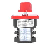 Interruptor combinado de control de motor BERM®, 2 polos, 2 posiciones, perilla de conmutación para control de potencia de CA 380 V, modelo HZ5D-20/4 L03