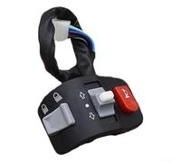 Interruptor combinado izquierdo y derecho para motocicletas, scooters eléctricos con múltiples funciones de control para luces de bocina y intermitentes, diseño ergonómico y conector de 9 pines