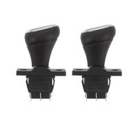 Interruptor con Joystick Fijación para Coche Eléctrico Infantil | Juego de 2 Unidades, Plástico y Metal, 8, 50x5, 50x2, 50cm, Negro, para Paneles y Coches de Choque