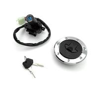 Interruptor con Llave Moto para Kawasaki para ZX6R para ZX9R para ZX7R para ZX7RR para ZZR400 Interruptor Encendido Motocicleta Juego Llaves Cerradura Asiento(Full Set)