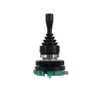 Interruptor con palanca de mandos de 30mm con interruptor de botón, interruptor de palanca basculante cruzado Monolever de bloqueo momentáneo de 4 posiciones HKSF4 / HKF4(HKF4-11A-4 Momentary)