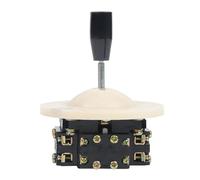 Interruptor con palanca de mandos mantenido, 4 posiciones, bloqueo automático, varilla oscilante cruzada, terminales tornillo, LS1-1, 1 Uds