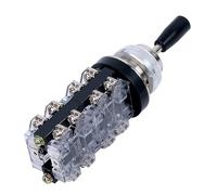 Interruptor con palanca de mandos Master Monolever de 30mm, posición de 4 vías, bloqueo automático, interruptor cruzado 4NO 8NO HKA1-41 HKA1-42(8NO Self Locking)