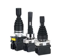 Interruptor con palanca de mandos Monolever de 22mm, interruptor basculante con resorte de bloqueo de reinicio de 2 vías y 4 vías, serie HKLD(HKL-D22Y)