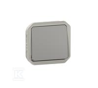 Legrand Plexo New Einsatz Wechselschalter 10AX, Steckklemmen (SL), IP 55, Grau (069511L)