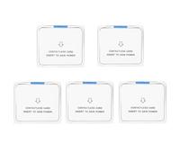 Interruptor Conmutador de Ahorro de Energía para Hotel de 5 Piezas, Tarjeta Magnética, Panel de Sensor de Electricidad, Tarjeta de Identificación de Ahorro de Energía, Tarjeta T5557