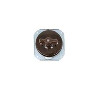 Interruptor Conmutador para Empotrar de Porcelana Marrón