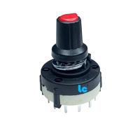 Interruptor Conmutador Rotativo - 2 Circuitos - 6 Posiciones - Selector