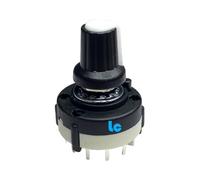 Interruptor Conmutador Rotativo - 4 Circuitos - 3 Posiciones - Selector