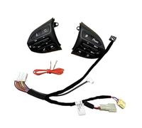 Interruptor Control Crucero Para Kia K2 Para Rio Para X-LINE 4 Piezas Volante Multifunción Bluetooth Botón Control Crucero Velocidad Fija Interruptor Audio(MULTI)