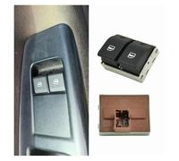 Interruptor Control Elevalunas Botón Interruptor Doble Elevalunas Eléctrico Para Córdoba Piezas Interiores Automóvil 6Q0959858(Brown bottom)