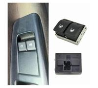 Interruptor Control Elevalunas Botón Interruptor Doble Elevalunas Eléctrico Para Córdoba Piezas Interiores Automóvil 6Q0959858(Black bottom)