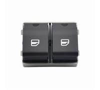 Interruptor Control Elevalunas Elevador De Cristal Para Coche Interruptor Eléctrico Botón Puerta Ventana Accesorios Para VW Para POLO 9N 01-09 OEM: 6Q0959858(Black bottom)