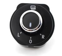 Interruptor Control Espejo Compatible Con VW Para POLO 6R 2011 2012-2016 6RD959565D Interruptor Control Ajustador Espejo Retrovisor Eléctrico Botón Perilla Plegable Piezas Automóvil