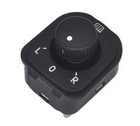 Interruptor Control Espejo Lateral Golf 5, KASturbo Perilla del espejo de vista lateral para CC PLUS SHARAN TIGUAN PASSAT 1K0959565H 1K0959565K 1K0959565F