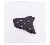 Interruptor Control Para Chevrolet para Malibu Xl para Explorer para Cruze interruptor de volante funda de goma de cuero botón de volumen de crucero cuero(Style 1 left)