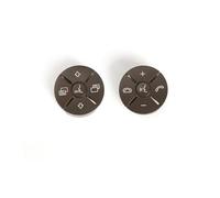 Interruptor Control Volante Cubierta De Botón Perilla Control Llave Volante Multifunción Coche Para Benz ML GL R Clase W164 W251 1648700558(Brown 1 Pair)