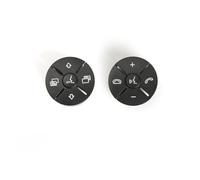 Interruptor Control Volante Para Benz ML GL R Class W164 W251 1648700558 Cubierta De Botón Perilla Control Llave Volante Multifunción Para Coche(Black 1 Pair)