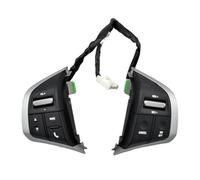 Interruptor Control Volante Para Isuzu Para D-max 2015-2018 Para DMAX Interruptor De Volante Volumen Interruptores Control Medios Musicales Multifunción(Black-1Set)
