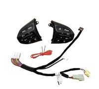 Interruptor Control Volante Para Kia K2 Para Rio Para X-LINE 4 Piezas Volante Multifunción Bluetooth Botón Control Crucero Velocidad Fija Interruptor Audio(Lavender)