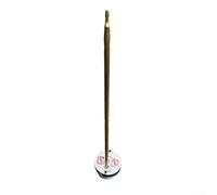 Interruptor controlador de temperatura de termostato capilar reajustable de 27 cm, rango de 30-75 C con corte de seguridad de 95 C para sistemas de calefacción de freidora, metal blanco