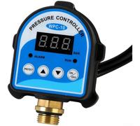 Interruptor controlador digital de presión de agua de 220 V, control automático de bomba de refuerzo con pantalla, protección contra escasez de agua para uso doméstico e industrial (3 puntos - 15,5 mm