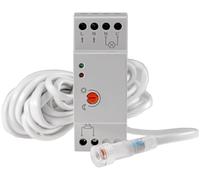Interruptor crepuscular Sensor externo en carril DIN Cable de 5 m Sensor crepuscular para controlar la iluminación interior y exterior