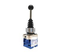 Interruptor cruzado de 22 mm, 2 vías, 2 posiciones, autobloqueo, reinicio, momentáneo, 2 NA, palanca única, PA12, PA22(2Way Self latching)
