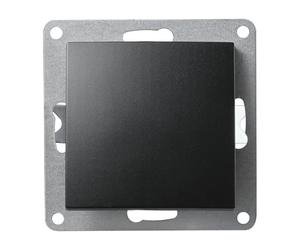 Interruptor cruzado | ESTILO | Interruptor de luz 10A, interruptor de encendido y apagado de 250V empotrado, conexión de terminal de tornillo del interruptor basculante, negro mate