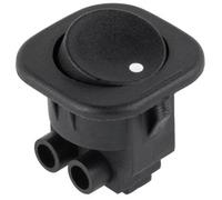 Interruptor cuadrado ON-OFF negro (tornillos)