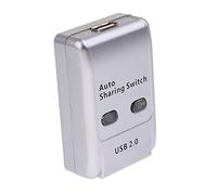 Interruptor de 2 puertos USB 2.0 para compartir, selector de concentrador, para impresora/escáner