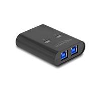 Interruptor de 5 Gbps USB DELOCK para 2 PC en 1 dispositivo