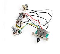 Interruptor de 5 vías de 500 K, botones de cableado para guitarra, kits de guitarra, construye tu propio