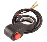 Interruptor de activación de bocina para motocicletas y bicicletas eléctricas, se adapta a montaje estándar de manillar de 7 a 8 pulgadas