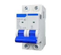 Interruptor de aire NXB-63a, disyuntor pequeño, 1P2P3P4P, interruptor principal eléctrico doméstico abierto de 16a32a(NXB-63 2P 20A)