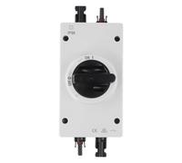 Interruptor de aislamiento fotovoltaico CC 1200 V 4P 20 A/32 A, interruptor de desconexión de panel solar con clasificación IP66 para uso industrial, comercial y residencial