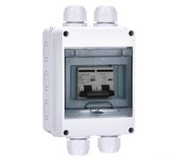 Interruptor de aislamiento fotovoltaico DC1000V con disyuntor incorporado para corrientes de CC de 6A a 125A Clasificación de protección IP65 (63A)