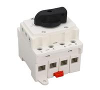 Interruptor de aislamiento fotovoltaico solar PV Quick Break DC aislador interruptor 4P cobre terminal DC 1000V 32A para el hogar