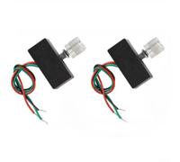 Interruptor de ajuste de pulverizador eléctrico de 12 V para pulverizador agrícola, válvula de control de presión de ajuste fino, uso agrícola, material PP negro (tapa de aluminio)