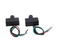 Interruptor de ajuste de pulverizador eléctrico de 12 V para uso agrícola, válvula reguladora de presión de ajuste fino, accesorio de pulverización de cultivos PP negro, 5 x 2,3 cm (plástico)