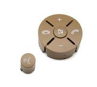 Interruptor de Ajuste del Volante, para Benz Clase C W204 2007 2008 2009 2010 2011 Cubierta del botón de Control del Interruptor del Volante del Coche (Juego Gris) (Amarillo Oscuro Derecho)