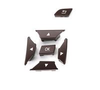 Interruptor de Ajuste del Volante, para Benz GLA W156 2015 2016 2017 2018 2020 Botón de Control del menú del Volante del Coche 2185400162 2185400262 (Marrón Izquierdo) (Marrón Izquierdo)