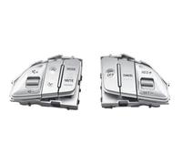 Interruptor de Ajuste del Volante, para Hyundai, para Tucson IX35 2010 2011 2012 2013 2014 2015 Botón Fijo de Velocidad de Crucero y Volumen del Volante 967002S100 (Derecha-Crucero) (Un par)