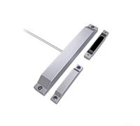 Interruptor de alarma magnético de doble puerta, detector de salida de señal, aleación de zinc, impermeable, para gabinetes de ventanas, residencial comercial (normalmente abierto)
